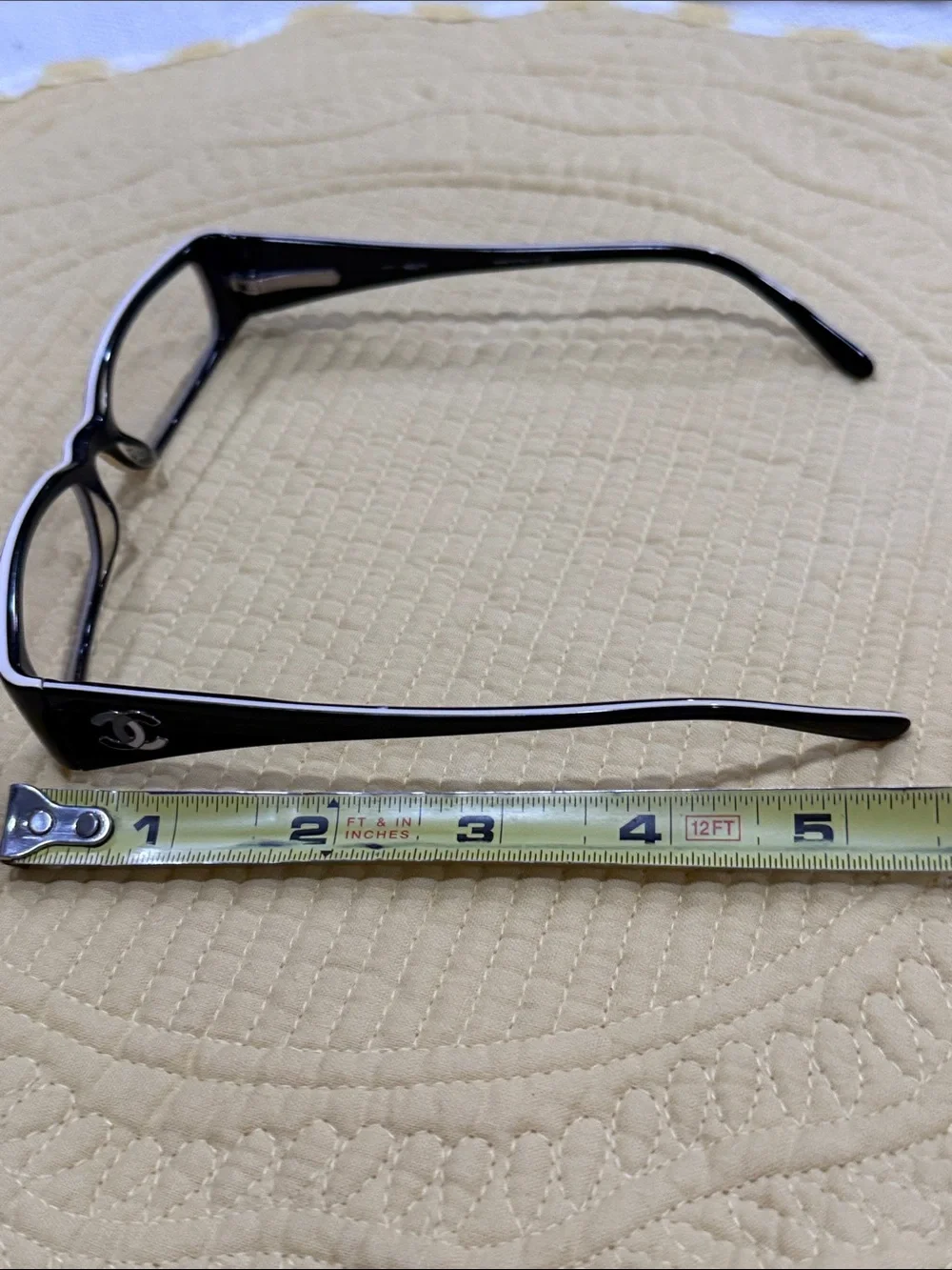 CHANEL Black Eyewear glasses 👓 CC Logo 3094 C 860 5-016 135 made in Italy